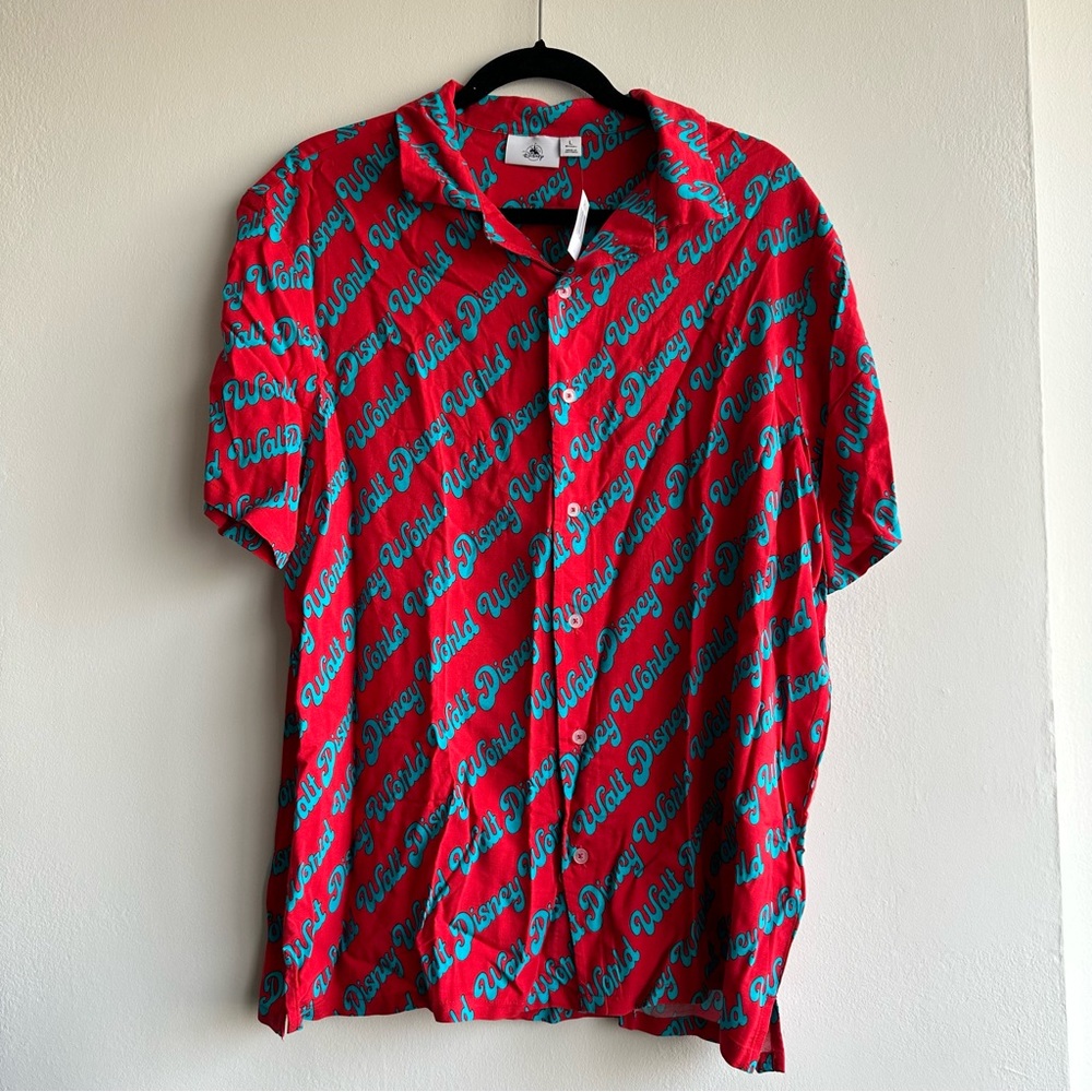 New Walt Disney World Button Up Shirt